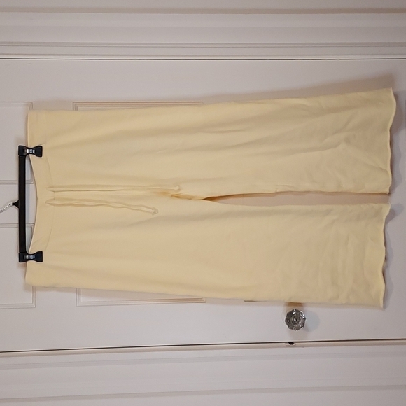 Nili Lotan Kiki Sweatpant in Pale Yellow - Picture 1 of 12
